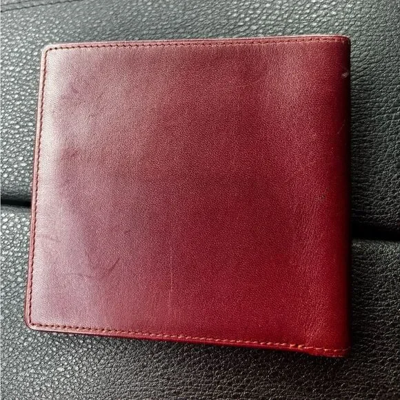 Cartier Vintage Deep Red Leather Card Holder - Antique Cartier Item - Picture 2 of 4